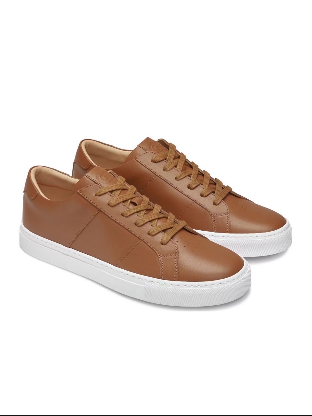 Greats - Men's Leather Low-Top Sneakers in Curio with White Sole- Made in Italy